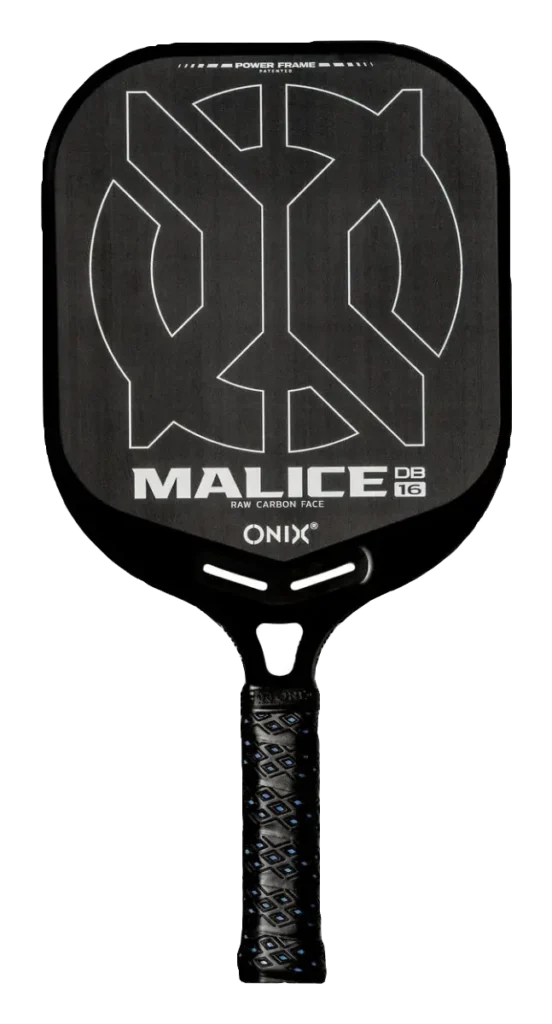 ONIX Malice DB Raw Carbon pickleball paddle
