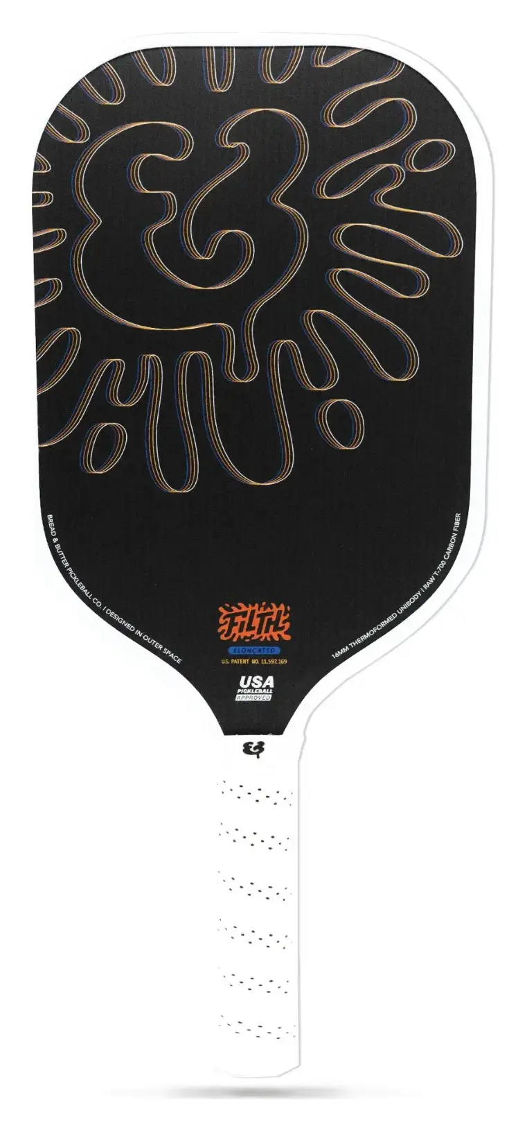 Bread & Butter Filth Elongated pickleball paddle