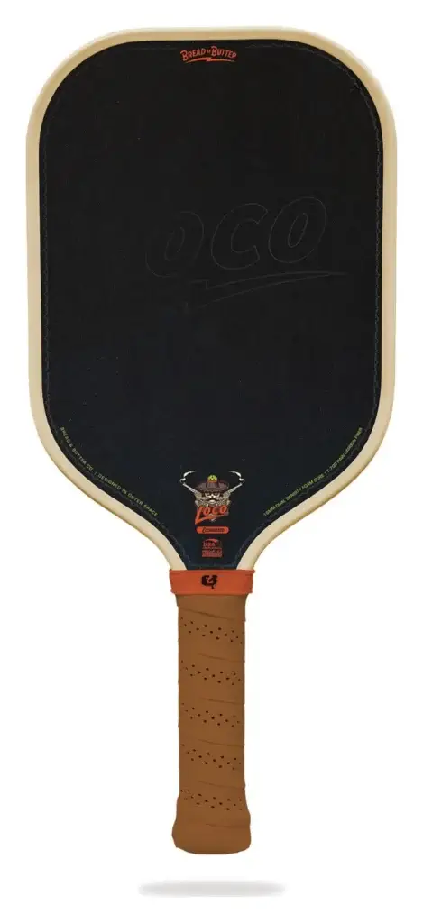 Bread & Butter Loco Elongated pickleball paddle