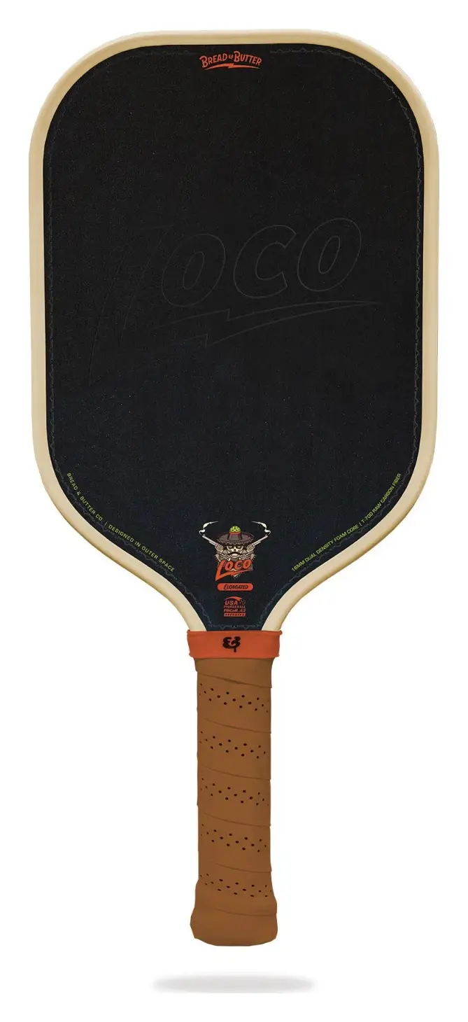 Bread & Butter Loco Elongated pickleball paddle